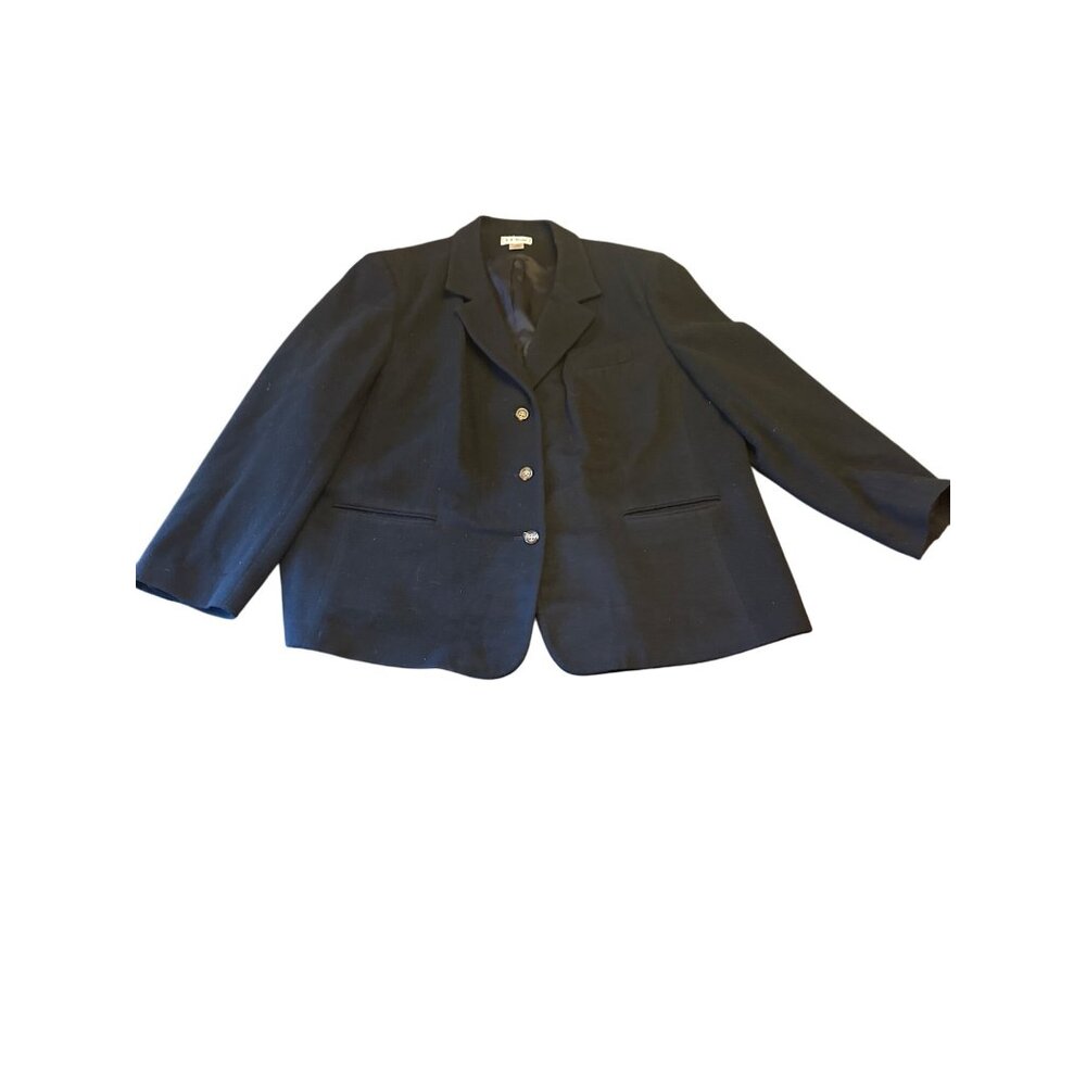 L.L. Bean Womens Wool & Cashmere‎ Blazer Jacket XL